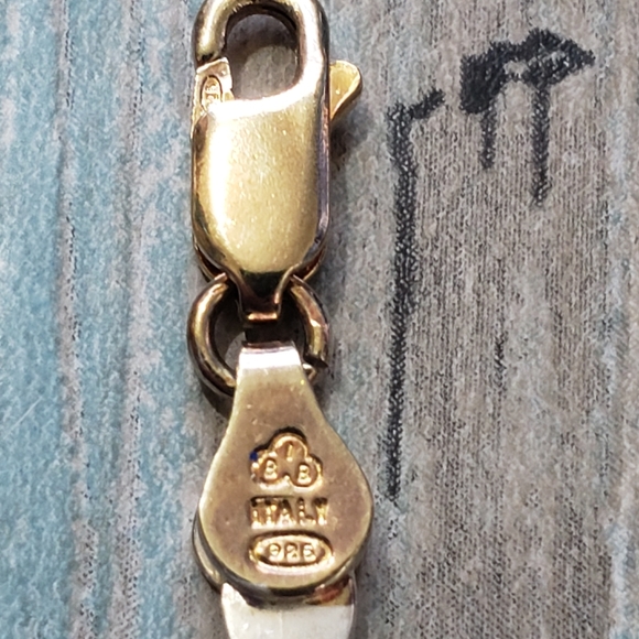 💕HP💕925 Italy Two Tones Bracelet! - Picture 6 of 10